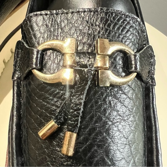 Versilia Black Moccasins upper leather memory foam insole true to size 7.5 - Picture 5 of 10